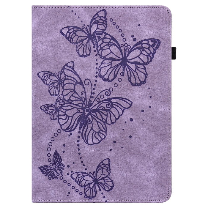 Estuche para tableta de cuero con patrón de mariposa en relieve, For OPPO Pad Air 2022, For Realme Pad X, For Xiaomi Redmi Pad 10.61, For Nokia T20 10.4 2021, For Lenovo Tab M10 3rd Gen