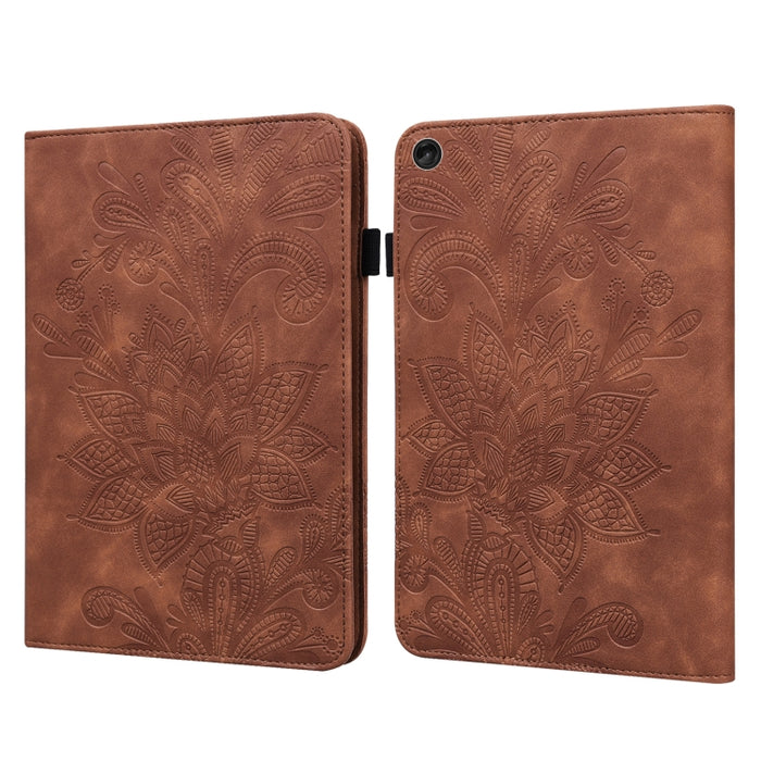 Estuche para tableta de cuero con estampado de flores de encaje, For Lenovo Tab M10 3rd Gen, For OPPO Pad Air 2022, For Realme Pad X, For Xiaomi Redmi Pad 10.61, For Nokia T20 10.4 2021