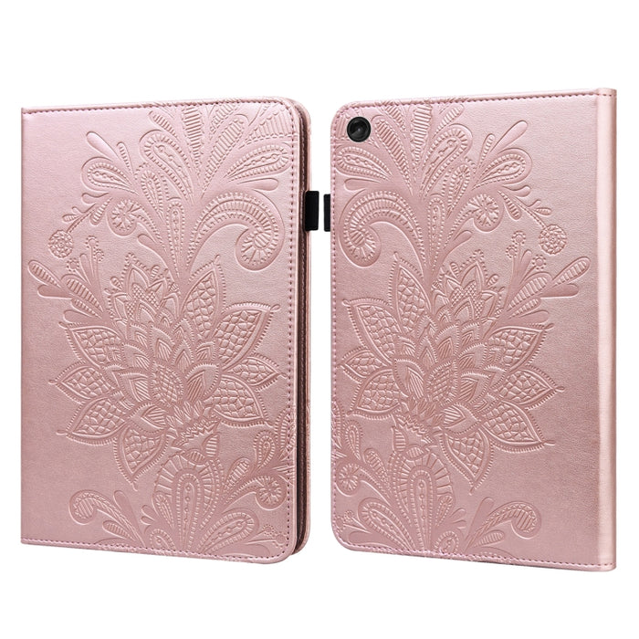 Estuche para tableta de cuero con estampado de flores de encaje, For Lenovo Tab M10 3rd Gen, For OPPO Pad Air 2022, For Realme Pad X, For Xiaomi Redmi Pad 10.61, For Nokia T20 10.4 2021