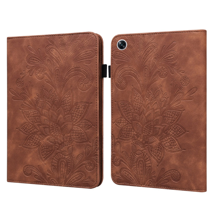 Estuche para tableta de cuero con estampado de flores de encaje, For Lenovo Tab M10 3rd Gen, For OPPO Pad Air 2022, For Realme Pad X, For Xiaomi Redmi Pad 10.61, For Nokia T20 10.4 2021