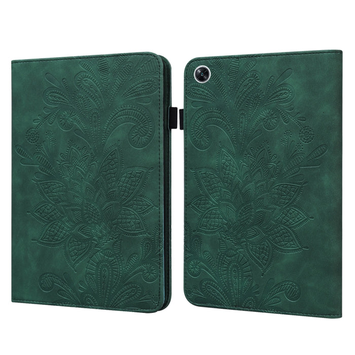 Estuche para tableta de cuero con estampado de flores de encaje, For Lenovo Tab M10 3rd Gen, For OPPO Pad Air 2022, For Realme Pad X, For Xiaomi Redmi Pad 10.61, For Nokia T20 10.4 2021