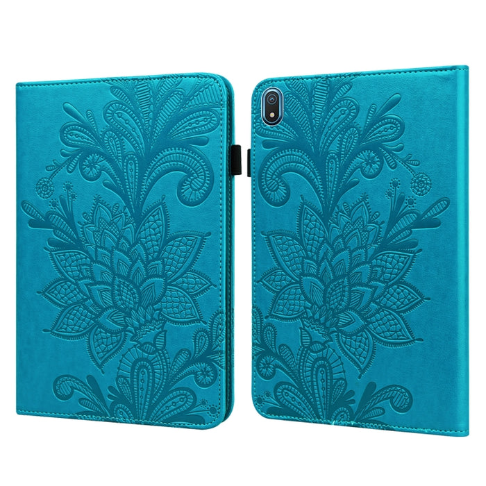 Estuche para tableta de cuero con estampado de flores de encaje, For Lenovo Tab M10 3rd Gen, For OPPO Pad Air 2022, For Realme Pad X, For Xiaomi Redmi Pad 10.61, For Nokia T20 10.4 2021