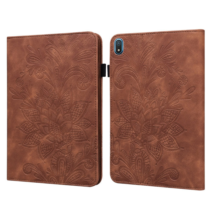 Estuche para tableta de cuero con estampado de flores de encaje, For Lenovo Tab M10 3rd Gen, For OPPO Pad Air 2022, For Realme Pad X, For Xiaomi Redmi Pad 10.61, For Nokia T20 10.4 2021