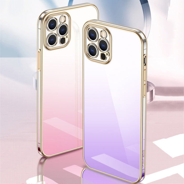 SULADA Iridescence Series Plating Caja de teléfono con degradado transparente