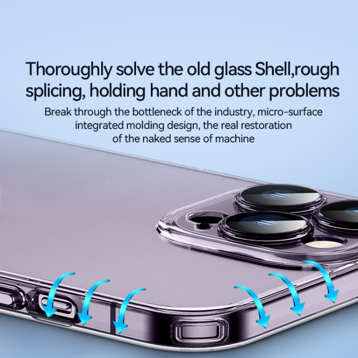 SULADA Crystal Steel Series TPU Funda transparente para teléfono