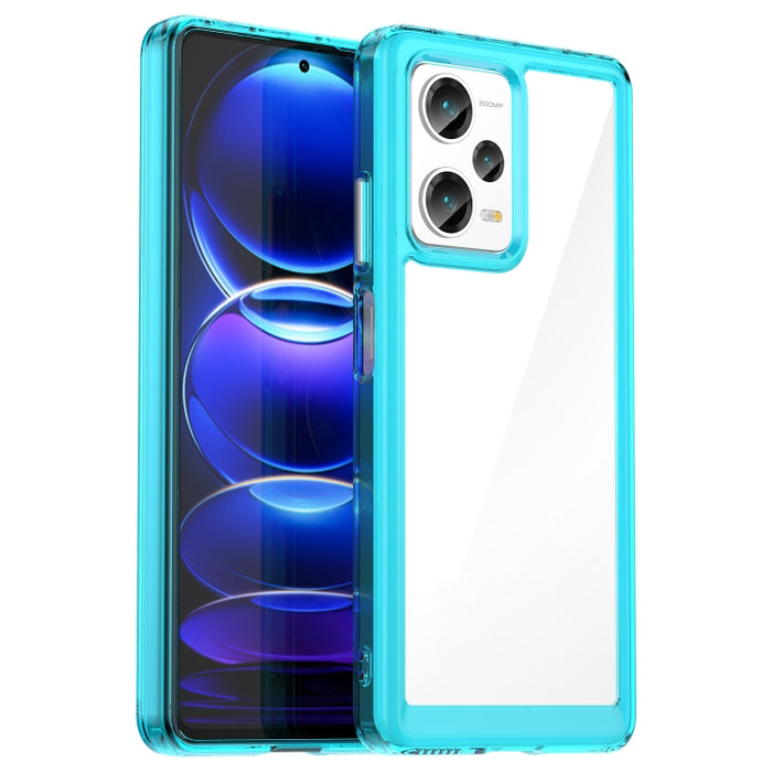 Caja colorida del teléfono de acrílico + TPU de la serie, For Xiaomi Redmi Note 12 Pro+ China / Global