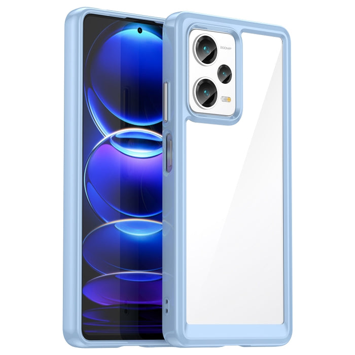 Caja colorida del teléfono de acrílico + TPU de la serie, For Xiaomi Redmi Note 12 Pro+ China / Global