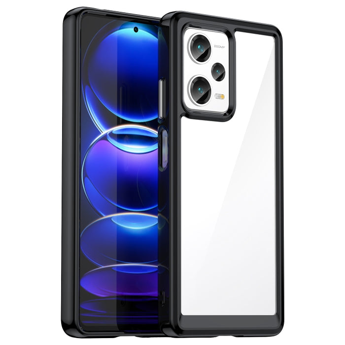 Caja colorida del teléfono de acrílico + TPU de la serie, For Xiaomi Redmi Note 12 Pro+ China / Global