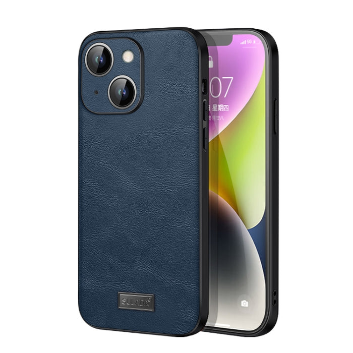 SULADA TPU a prueba de golpes + Funda de cuero hecha a mano para teléfono, For iPhone 14, For iPhone 14 Plus, For iPhone 14 Pro, For iPhone 14 Pro Max