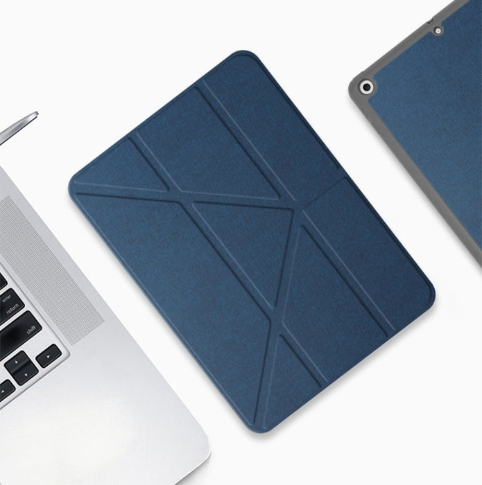 Mutural Smart Funda de cuero para tablet con varios pliegues