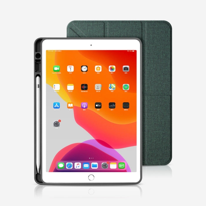 Mutural Smart Funda de cuero para tablet con varios pliegues