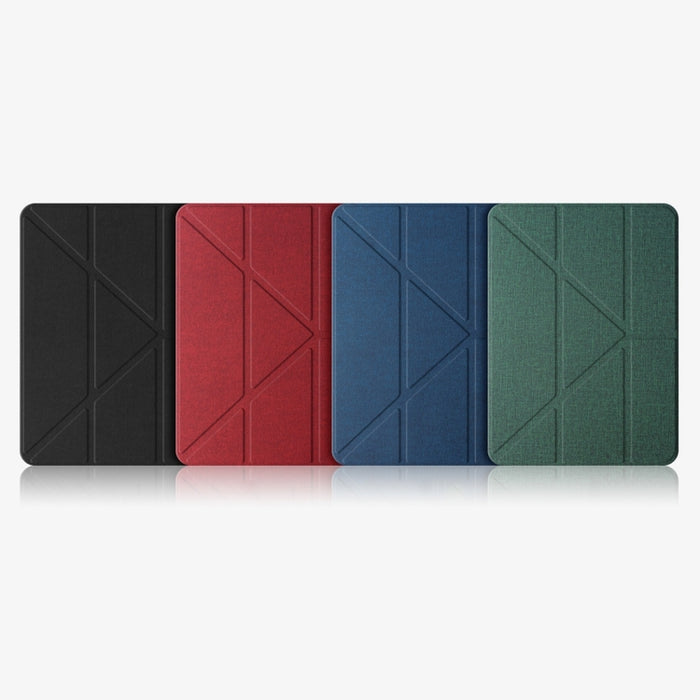 Mutural Smart Funda de cuero para tablet con varios pliegues