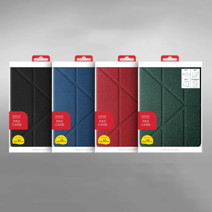 Mutural Smart Funda de cuero para tablet con varios pliegues