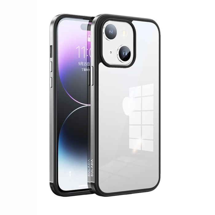 Marco de metal SULADA + Nano Glass + TPU Phone Case