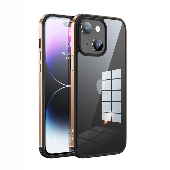 Marco de metal SULADA + Nano Glass + TPU Phone Case