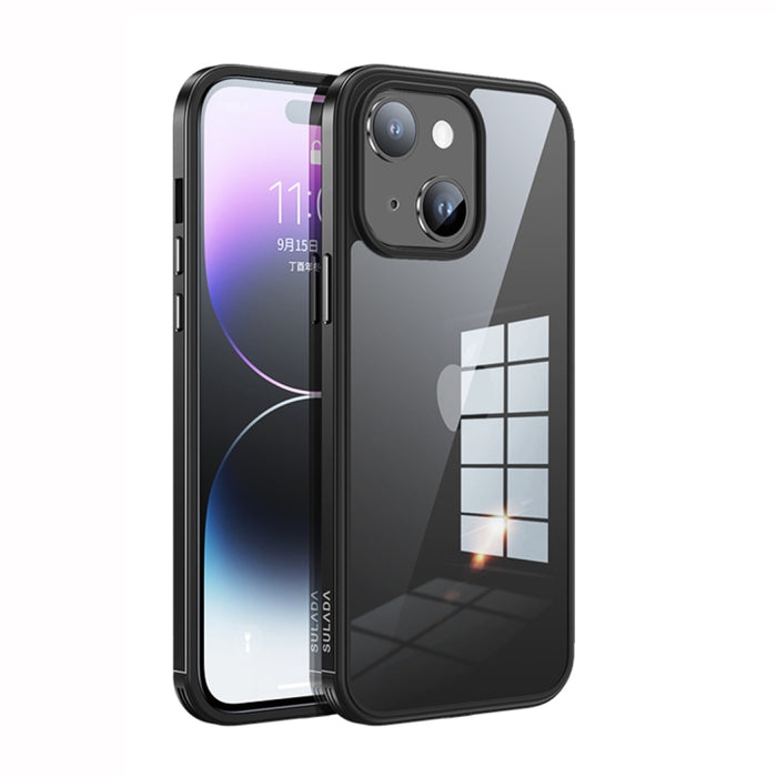 Marco de metal SULADA + Nano Glass + TPU Phone Case
