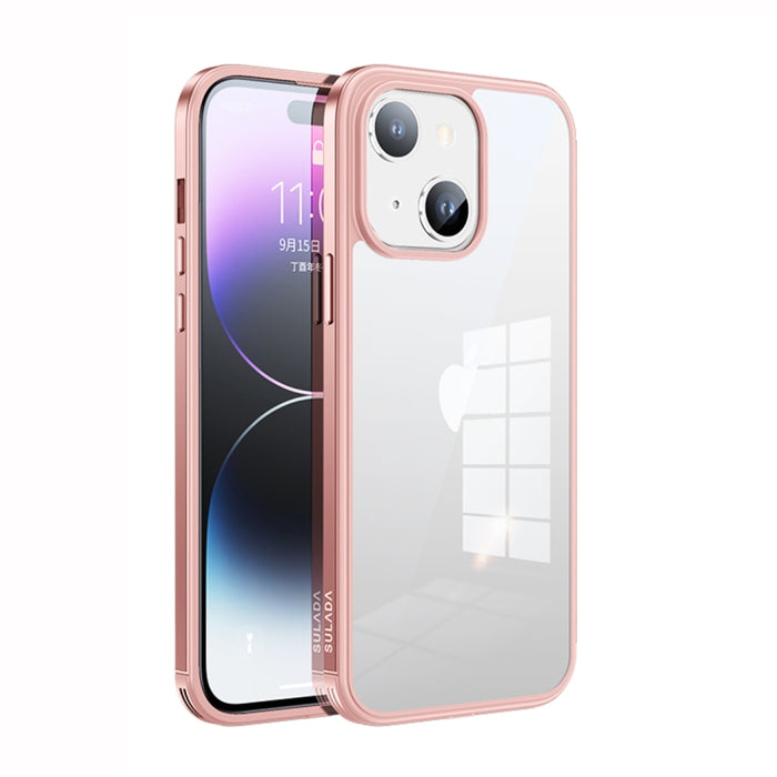 Marco de metal SULADA + Nano Glass + TPU Phone Case
