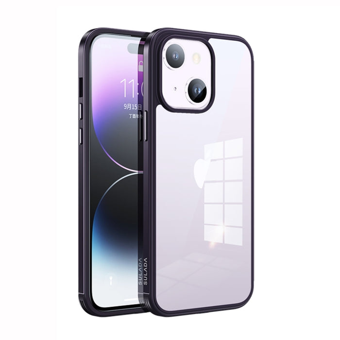 Marco de metal SULADA + Nano Glass + TPU Phone Case