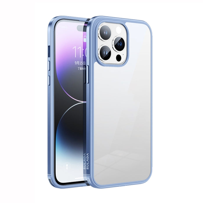 Marco de metal SULADA + Nano Glass + TPU Phone Case