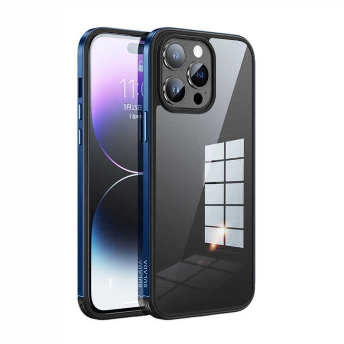 Marco de metal SULADA + Nano Glass + TPU Phone Case