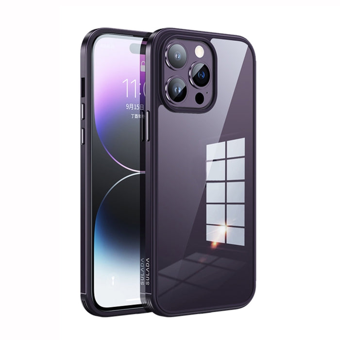 Marco de metal SULADA + Nano Glass + TPU Phone Case