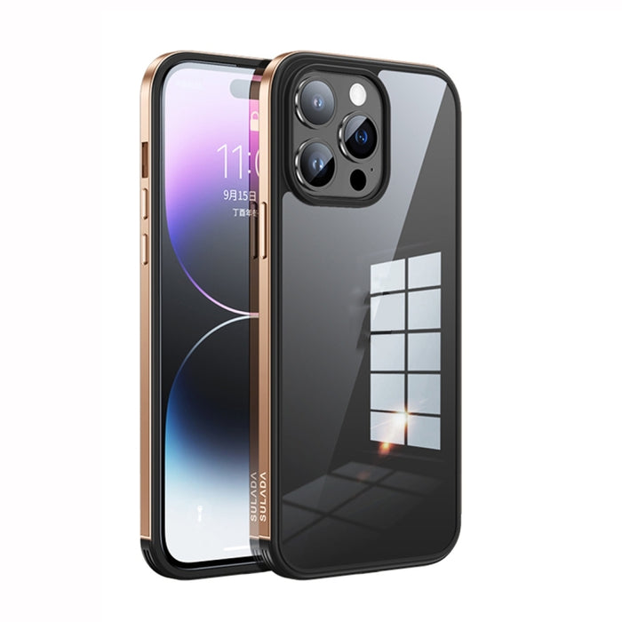 Marco de metal SULADA + Nano Glass + TPU Phone Case