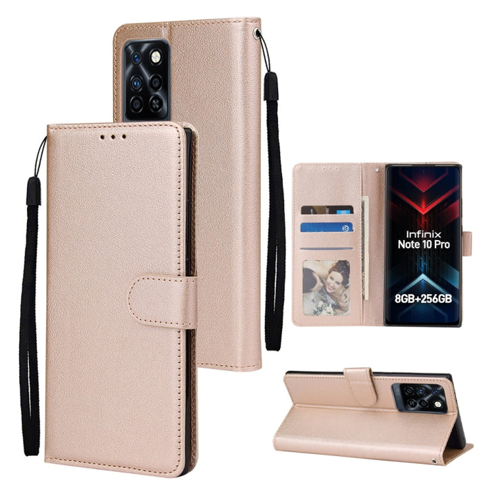 Estuche multifuncional de cuero con tapa horizontal y tres ranuras para tarjetas, For Infinix Note 11s, For Infinix Note 11 Pro, For Infinix Note 10 Pro, For Infinix Hot 11s, For Infinix Hot 10, For Infinix Hot 10s, For Infinix Hot 10i                 ...