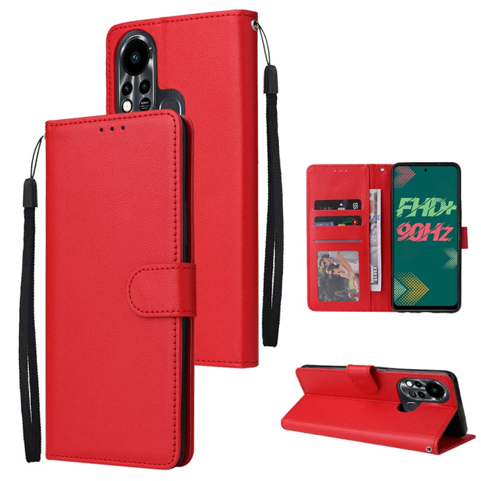 Estuche multifuncional de cuero con tapa horizontal y tres ranuras para tarjetas, For Infinix Note 11s, For Infinix Note 11 Pro, For Infinix Note 10 Pro, For Infinix Hot 11s, For Infinix Hot 10, For Infinix Hot 10s, For Infinix Hot 10i                 ...