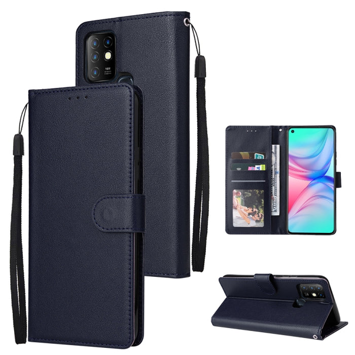 Estuche multifuncional de cuero con tapa horizontal y tres ranuras para tarjetas, For Infinix Note 11s, For Infinix Note 11 Pro, For Infinix Note 10 Pro, For Infinix Hot 11s, For Infinix Hot 10, For Infinix Hot 10s, For Infinix Hot 10i                 ...