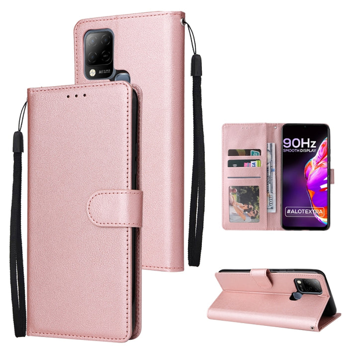 Estuche multifuncional de cuero con tapa horizontal y tres ranuras para tarjetas, For Infinix Note 11s, For Infinix Note 11 Pro, For Infinix Note 10 Pro, For Infinix Hot 11s, For Infinix Hot 10, For Infinix Hot 10s, For Infinix Hot 10i                 ...