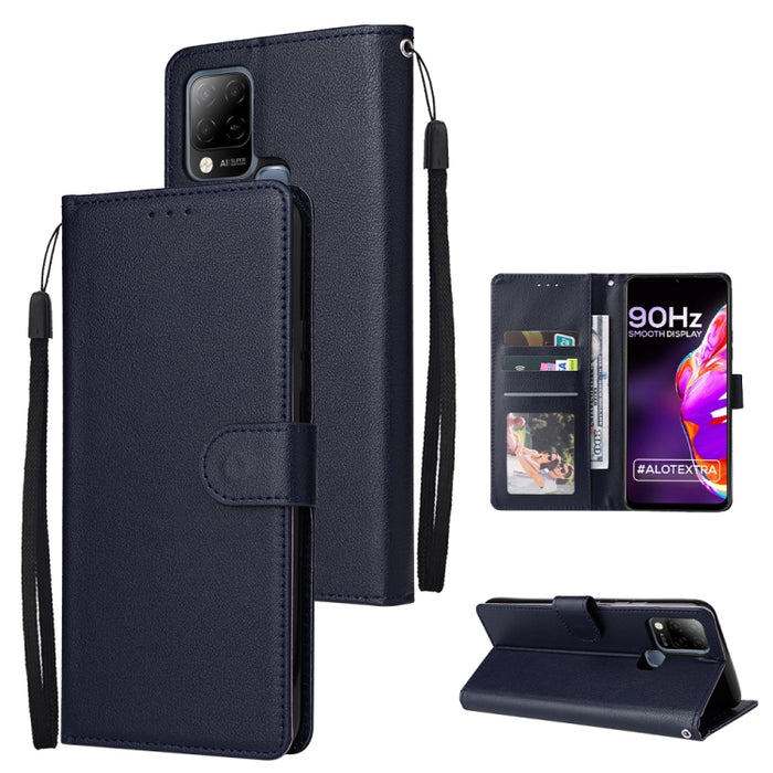 Estuche multifuncional de cuero con tapa horizontal y tres ranuras para tarjetas, For Infinix Note 11s, For Infinix Note 11 Pro, For Infinix Note 10 Pro, For Infinix Hot 11s, For Infinix Hot 10, For Infinix Hot 10s, For Infinix Hot 10i                 ...
