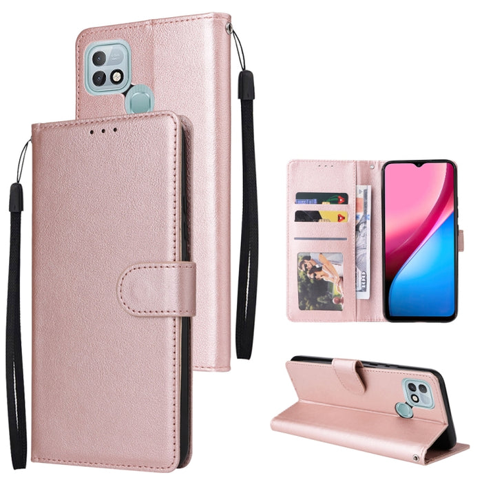 Estuche multifuncional de cuero con tapa horizontal y tres ranuras para tarjetas, For Infinix Note 11s, For Infinix Note 11 Pro, For Infinix Note 10 Pro, For Infinix Hot 11s, For Infinix Hot 10, For Infinix Hot 10s, For Infinix Hot 10i                 ...