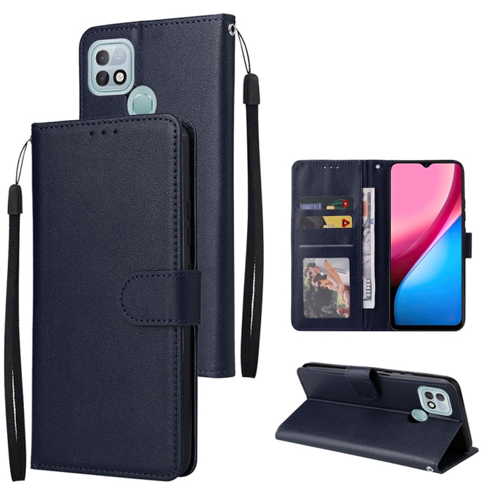 Estuche multifuncional de cuero con tapa horizontal y tres ranuras para tarjetas, For Infinix Note 11s, For Infinix Note 11 Pro, For Infinix Note 10 Pro, For Infinix Hot 11s, For Infinix Hot 10, For Infinix Hot 10s, For Infinix Hot 10i                 ...