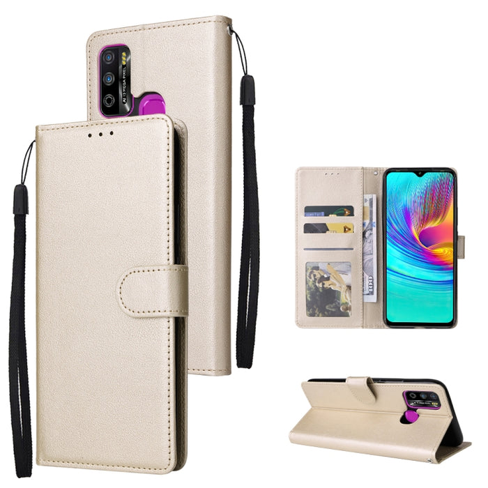 Estuche multifuncional de cuero con tapa horizontal y tres ranuras para tarjetas, For Infinix Note 11s, For Infinix Note 11 Pro, For Infinix Note 10 Pro, For Infinix Hot 11s, For Infinix Hot 10, For Infinix Hot 10s, For Infinix Hot 10i                 ...