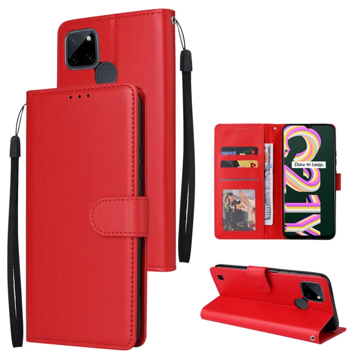 Estuche multifuncional de cuero con tapa horizontal y tres ranuras para tarjetas, For Infinix Note 11s, For Infinix Note 11 Pro, For Infinix Note 10 Pro, For Infinix Hot 11s, For Infinix Hot 10, For Infinix Hot 10s, For Infinix Hot 10i                 ...