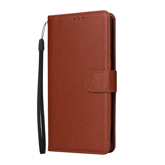 Estuche multifuncional de cuero con tapa horizontal y tres ranuras para tarjetas, For OPPO A15 / A15s / A35, For OPPO A5 / A3s / A12e / C1, For OPPO A37, For vivo Y31, For vivo Y91C / Y1s, For vivo Y53, For Xiaomi Redmi 10C
