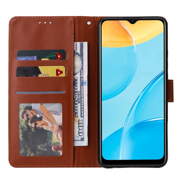 Estuche multifuncional de cuero con tapa horizontal y tres ranuras para tarjetas, For OPPO A15 / A15s / A35, For OPPO A5 / A3s / A12e / C1, For OPPO A37, For vivo Y31, For vivo Y91C / Y1s, For vivo Y53, For Xiaomi Redmi 10C