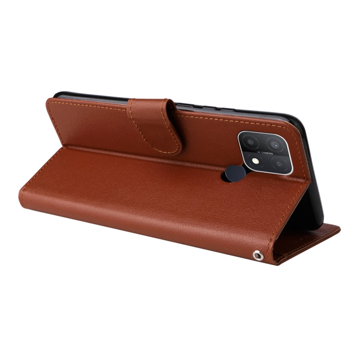Estuche multifuncional de cuero con tapa horizontal y tres ranuras para tarjetas, For OPPO A15 / A15s / A35, For OPPO A5 / A3s / A12e / C1, For OPPO A37, For vivo Y31, For vivo Y91C / Y1s, For vivo Y53, For Xiaomi Redmi 10C