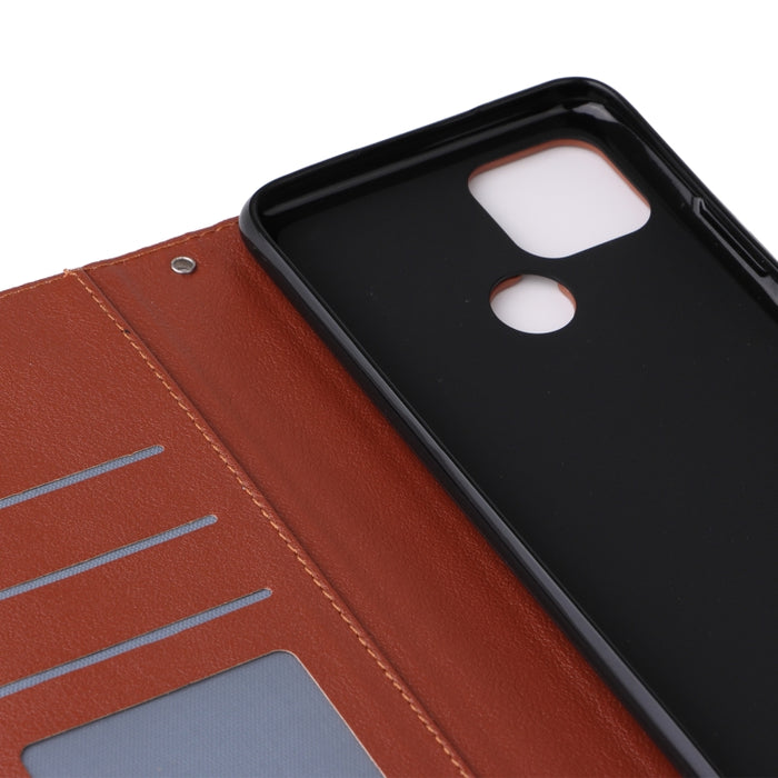Estuche multifuncional de cuero con tapa horizontal y tres ranuras para tarjetas, For OPPO A15 / A15s / A35, For OPPO A5 / A3s / A12e / C1, For OPPO A37, For vivo Y31, For vivo Y91C / Y1s, For vivo Y53, For Xiaomi Redmi 10C