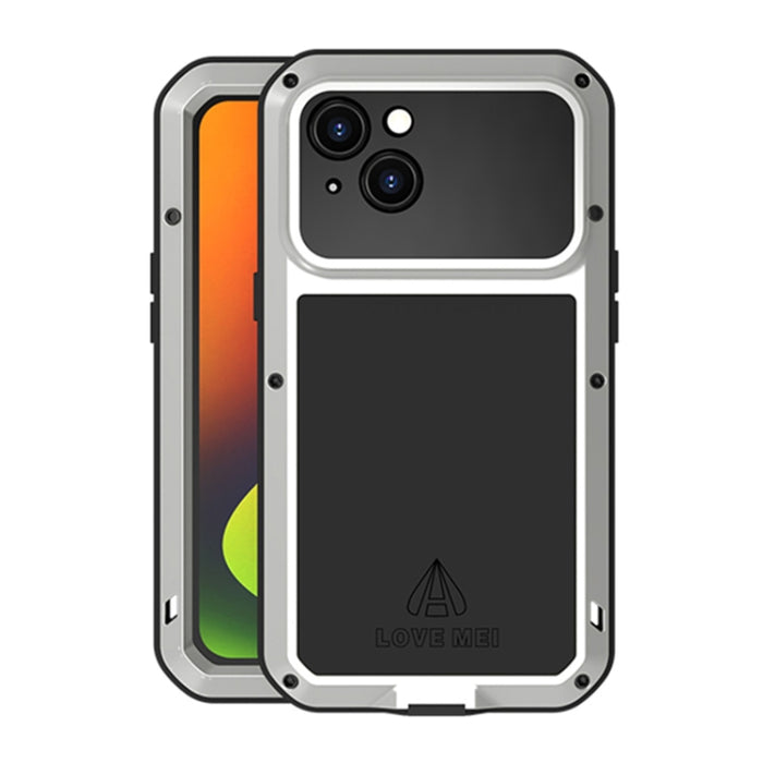 LOVE MEI Metal a prueba de golpes impermeable a prueba de polvo caja del teléfono