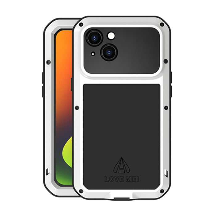 LOVE MEI Metal a prueba de golpes impermeable a prueba de polvo caja del teléfono