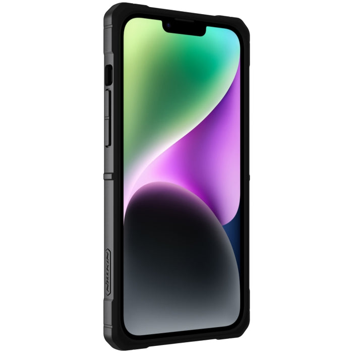 NILLKIN Diseño de cubierta de cámara deslizante TPU + PC Funda magnética para teléfono