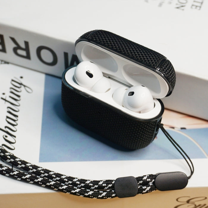 Funda impermeable de nailon para auriculares inalámbricos con cordón