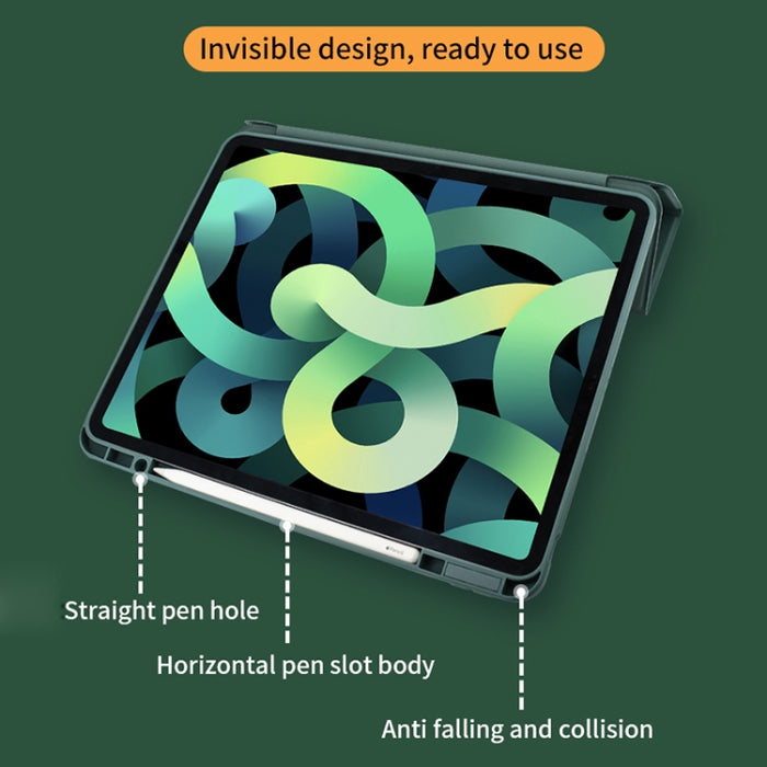 Estuche para tableta de cuero inteligente plegable en Y acrílico 2 en 1, For iPad 10.2 2021 / 2020 / 2019, For iPad Pro / Air 3 10.5, For iPad Pro 11 2022 / 2021 / 2020 / 2018 / Air 5 2022 / Air 2020 10.9, For iPad Pro 12.9 2022 / 2021 / 2020 / 2018   ...