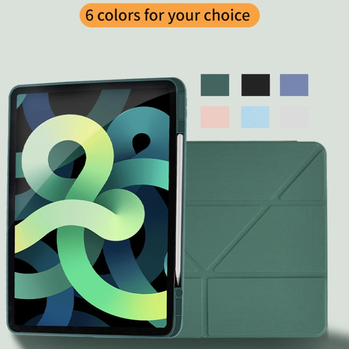 Estuche para tableta de cuero inteligente plegable en Y acrílico 2 en 1, For iPad 10.2 2021 / 2020 / 2019, For iPad Pro / Air 3 10.5, For iPad Pro 11 2022 / 2021 / 2020 / 2018 / Air 5 2022 / Air 2020 10.9, For iPad Pro 12.9 2022 / 2021 / 2020 / 2018   ...