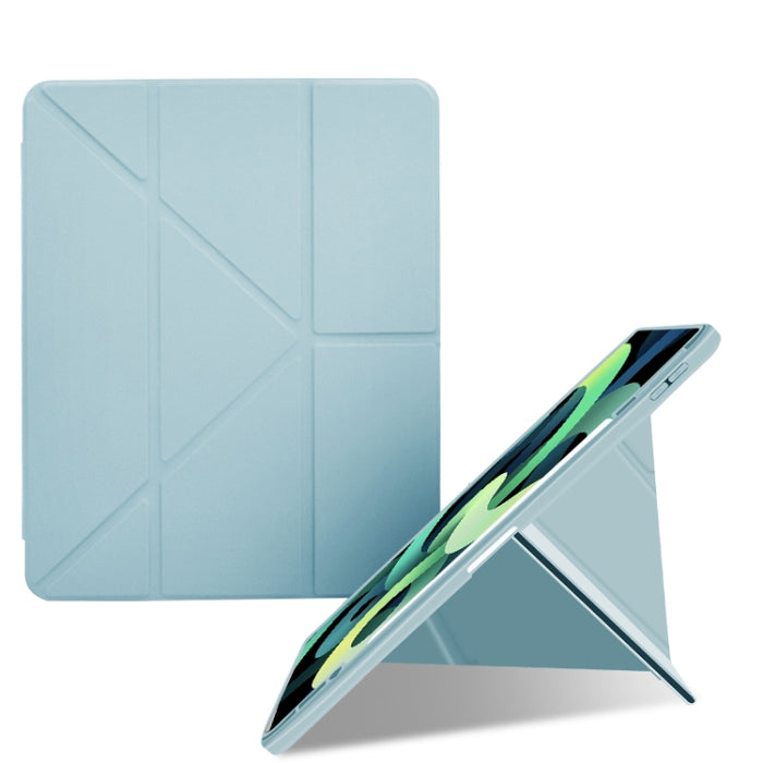 Estuche para tableta de cuero inteligente plegable en Y acrílico 2 en 1, For iPad 10.2 2021 / 2020 / 2019, For iPad Pro / Air 3 10.5, For iPad Pro 11 2022 / 2021 / 2020 / 2018 / Air 5 2022 / Air 2020 10.9, For iPad Pro 12.9 2022 / 2021 / 2020 / 2018   ...