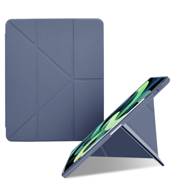 Estuche para tableta de cuero inteligente plegable en Y acrílico 2 en 1, For iPad 10.2 2021 / 2020 / 2019, For iPad Pro / Air 3 10.5, For iPad Pro 11 2022 / 2021 / 2020 / 2018 / Air 5 2022 / Air 2020 10.9, For iPad Pro 12.9 2022 / 2021 / 2020 / 2018   ...
