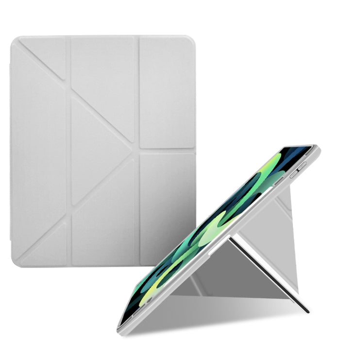 Estuche para tableta de cuero inteligente plegable en Y acrílico 2 en 1, For iPad 10.2 2021 / 2020 / 2019, For iPad Pro / Air 3 10.5, For iPad Pro 11 2022 / 2021 / 2020 / 2018 / Air 5 2022 / Air 2020 10.9, For iPad Pro 12.9 2022 / 2021 / 2020 / 2018   ...