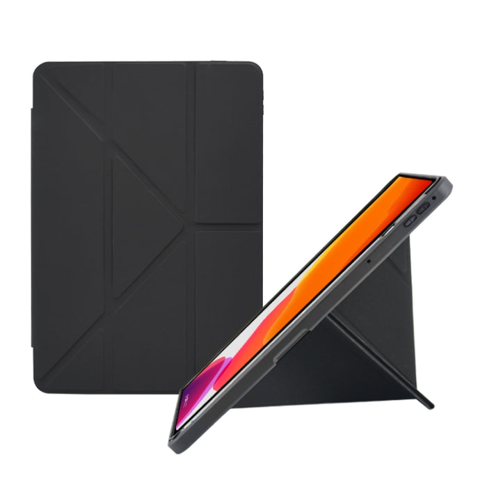 Estuche para tableta de cuero inteligente plegable en Y acrílico 2 en 1