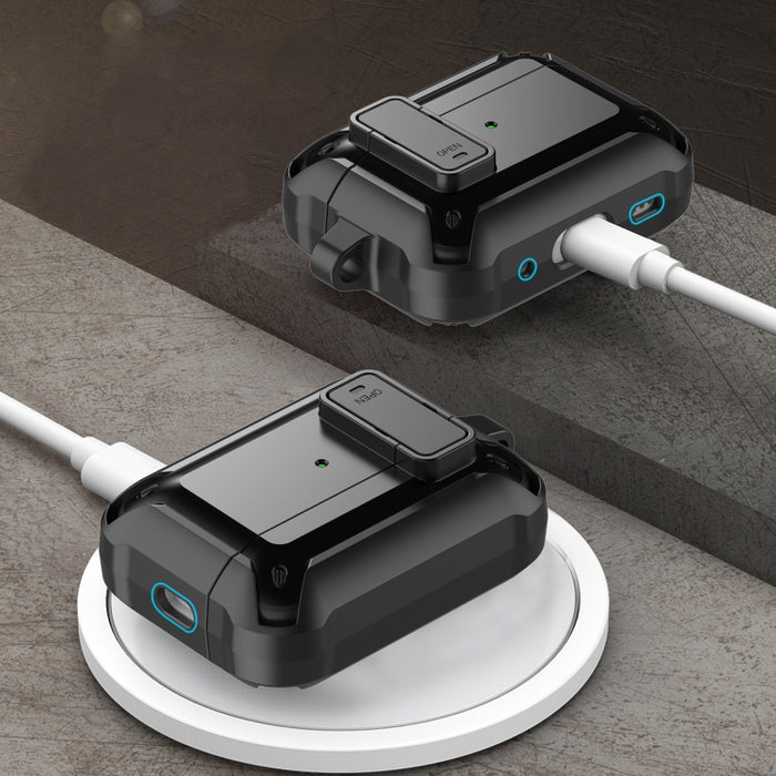 Estuche de silicona para auriculares inalámbricos Bumblebee con interruptor y orificio para cordón